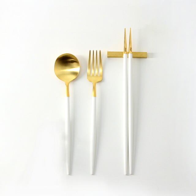 楽天市場】Cutipol GOA クチポール ゴア ホワイトマットゴールド 箸