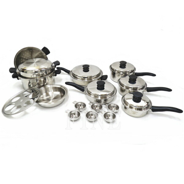 楽天市場】【新品】アムウェイ クィーンクックウェア 21ピースセット