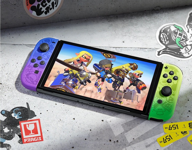 楽天市場】有機ス【新品】Nintendo Switch（有機ELモデル） スプラ