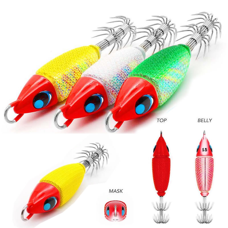 楽天市場】ウロコ ウロコロスッテ 15号 (イカメタル スッテ 鉛スッテ