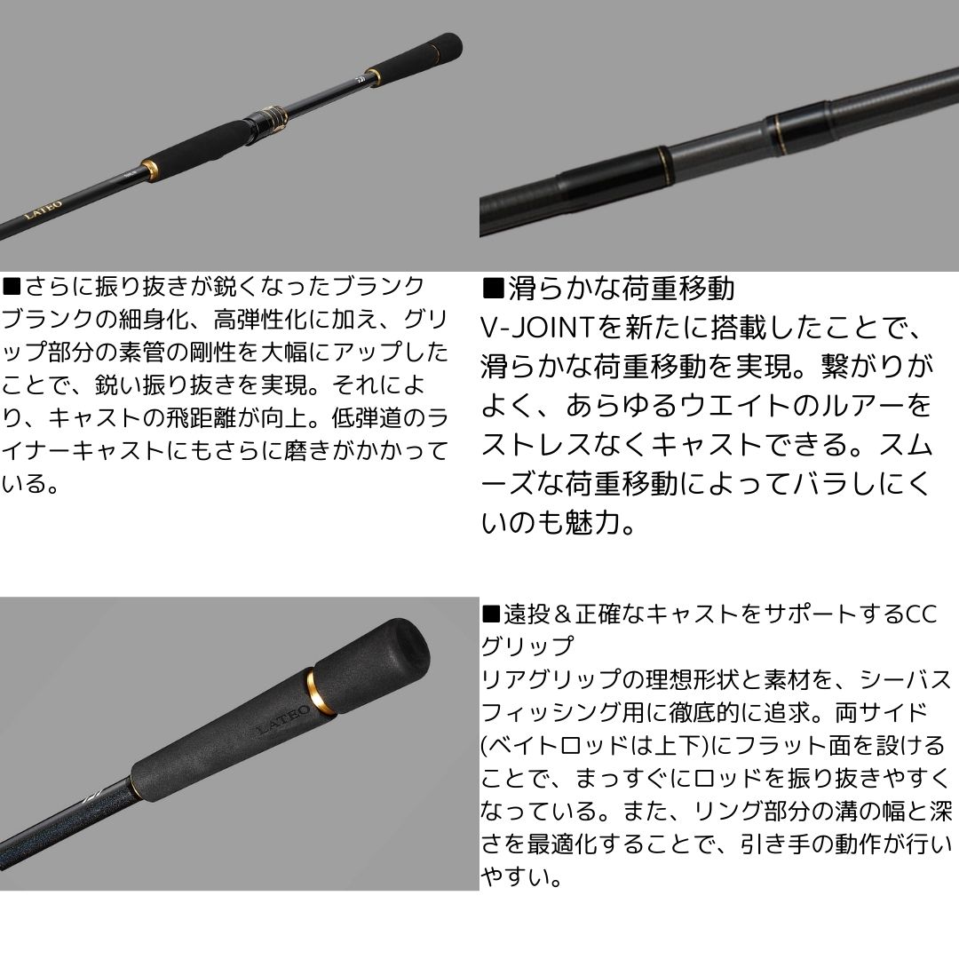 楽天市場】ダイワ 24 LATEO ラテオ 110M・K 大型便C 2024年新製品