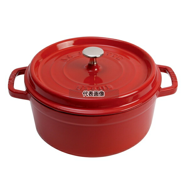 ストウブ ピコ ココット ラウンド 22cm [チェリー] (鍋) 価格比較