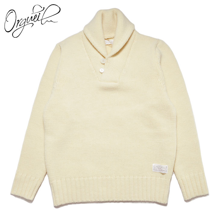楽天市場】ORGUEIL オルゲイユ ニット SHAWL COLLAR KNIT ショール