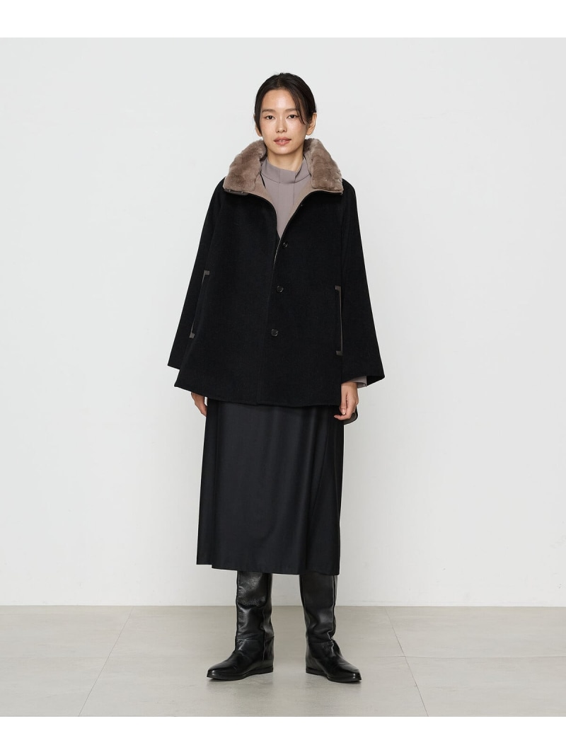 楽天市場】[ Sサイズ ] アンゴラウール Aラインショートコート K.T