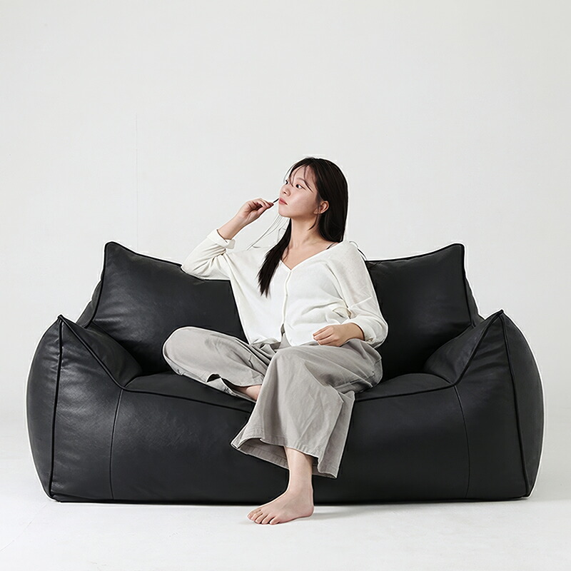 楽天市場】【韓国発フレジア】トム・ビーズクッションソファ 2人掛け