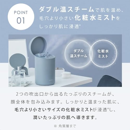 楽天市場】SALONIA サロニア | ピュアブライト スチーマー 美容