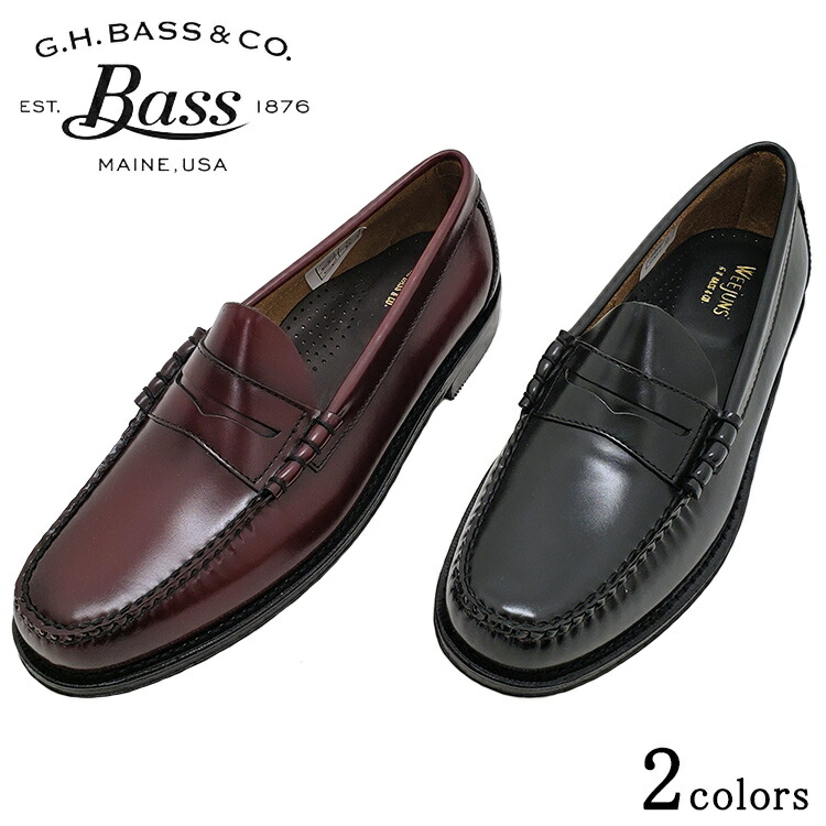 楽天市場】G.H.BASS ジーエイチバス LARSON ラーソン MOC PENNY LOAFER
