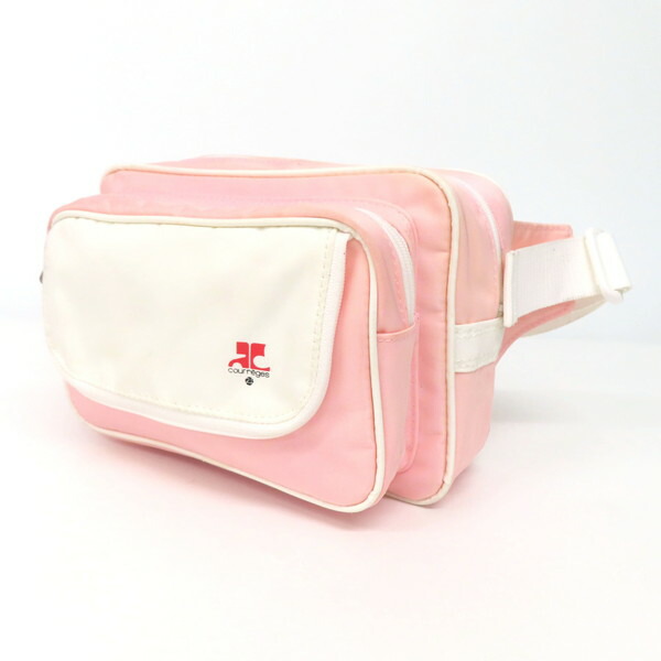 楽天市場】【美品】Courreges クレージュ ロゴプリント シルバー金具