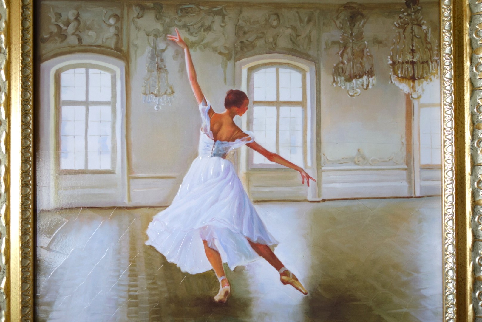 楽天市場】絵画 バレリーナ ピエールベンソン PB-13011 額付き 絵画