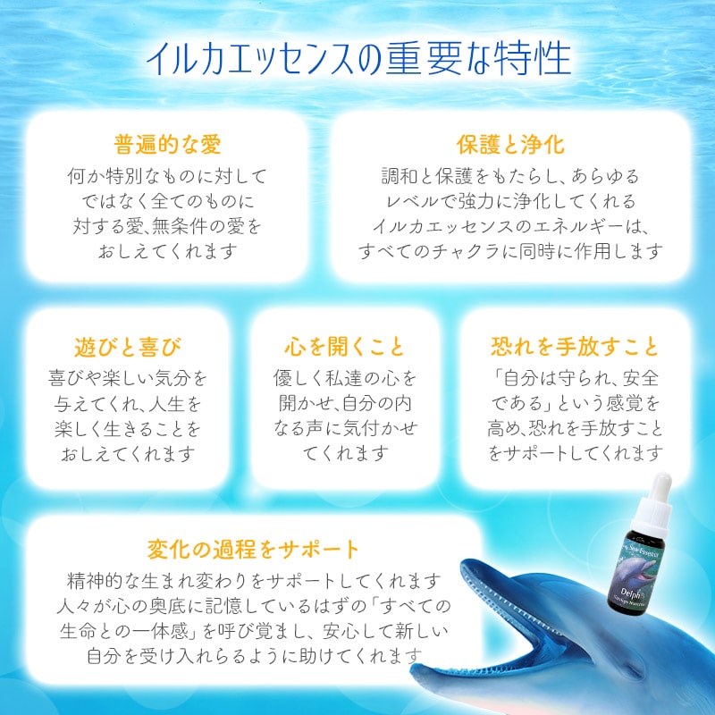 楽天市場】イルカ エッセンス《コルテPHIエッセンス》15ml [デルフ