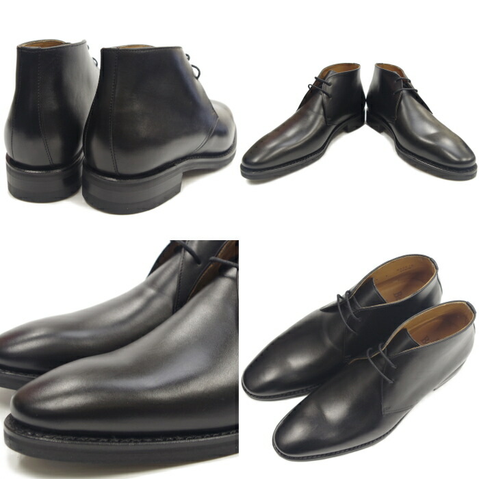 楽天市場】○○ Berwick 靴 バーウィック チャッカブーツ 849 ブラック