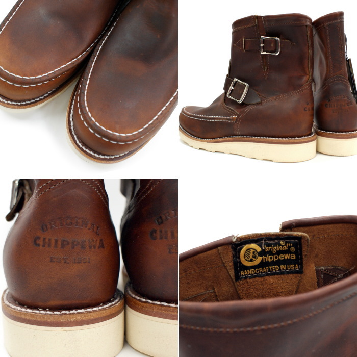 楽天市場】○○ チペワ ショートエンジニア CHIPPEWA 1901M08 7-inch