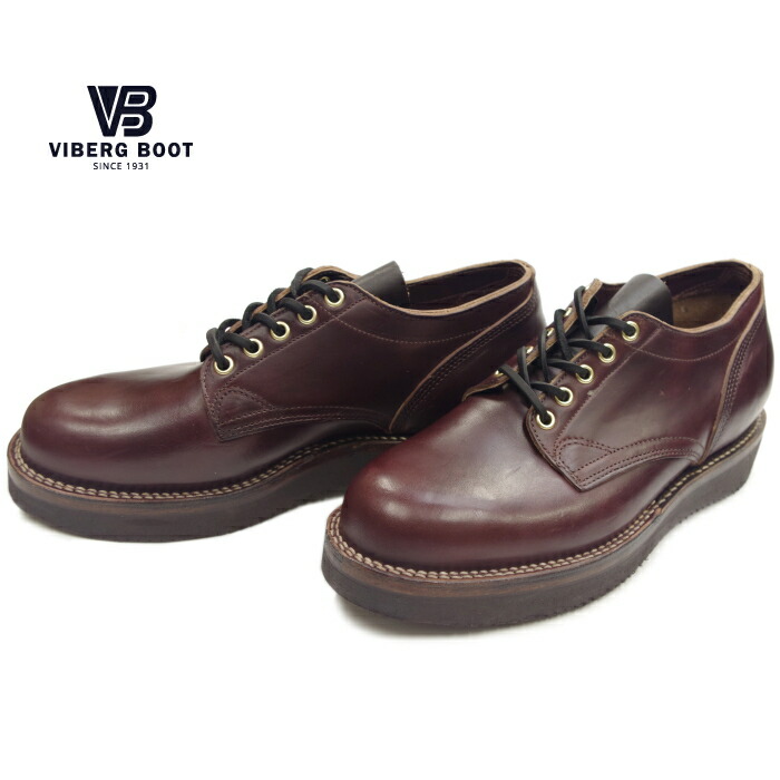楽天市場】○○ VIBERG ヴァイバーグ OLD OXFORD バーガンディークロム
