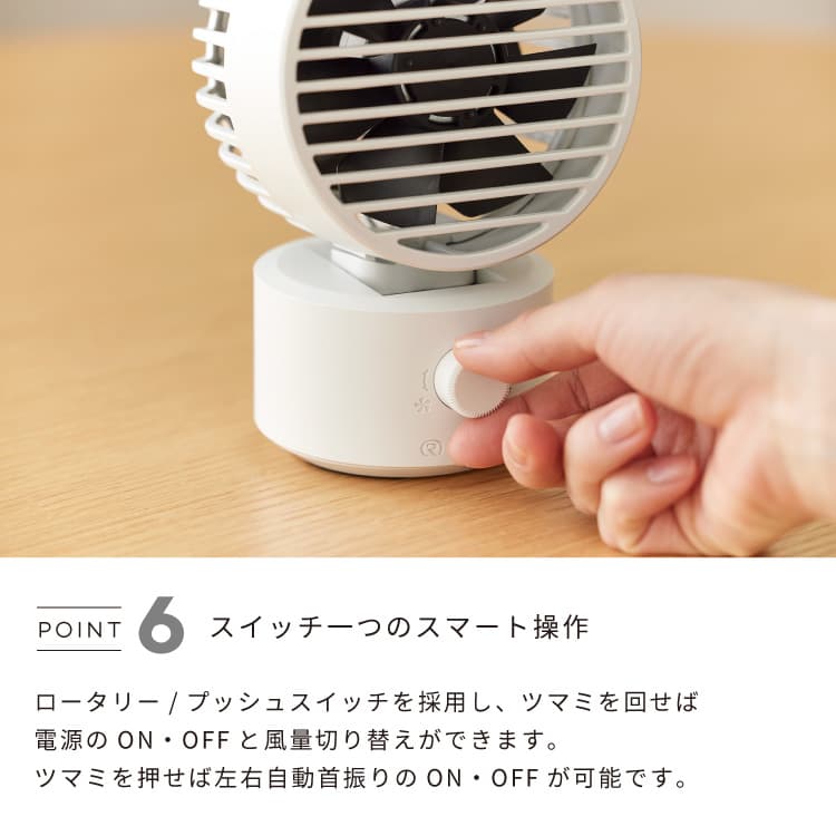 楽天市場】リズム シルキーウィンドミニ Silky Wind Mini 卓上扇風機 2