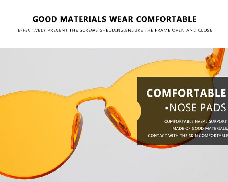 楽天市場】カラーレンズサングラス レディース ウェリントン フチなし