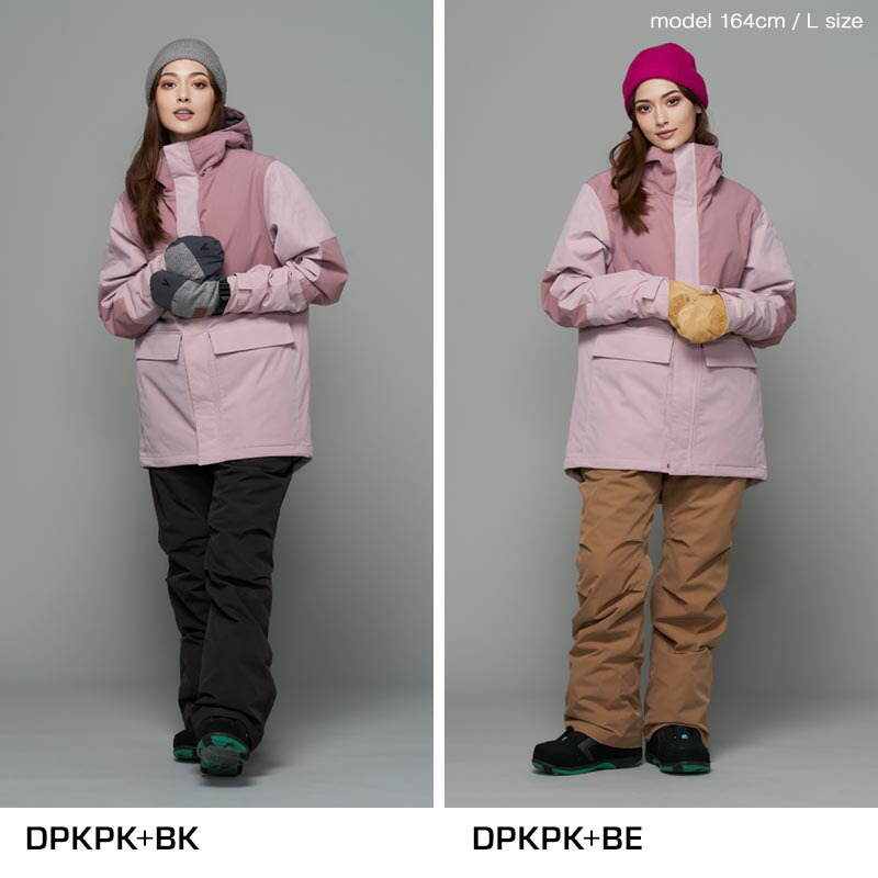 新品未使用 fonica スノボウェア 上下 M ピンク×ブラック 楽天市場