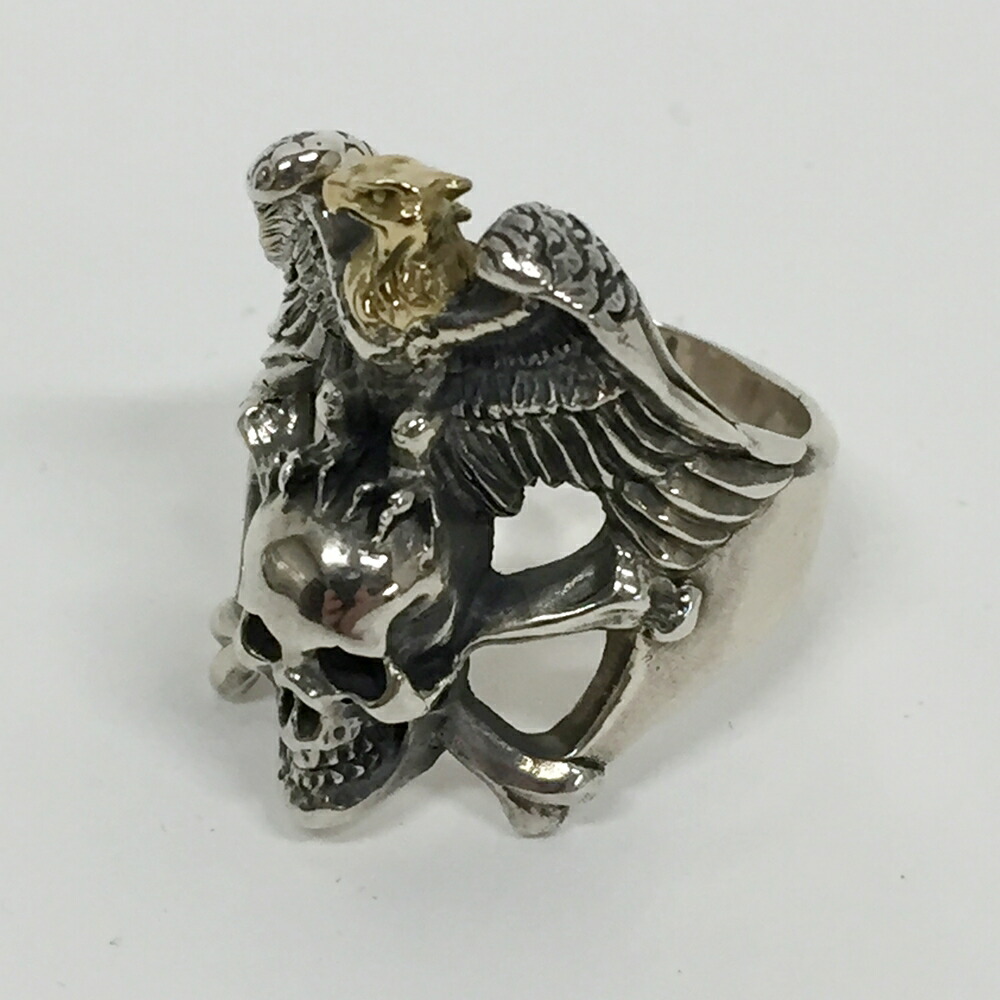 楽天市場】SUBCULTURE(サブカルチャー) EAGLE SKULL リング イーグルス