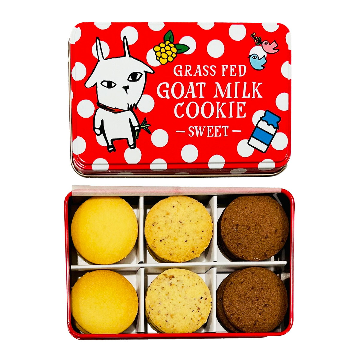 楽天市場】ヤギミルクのクッキー スイート BOITE DE SABLE SUCRE [レ