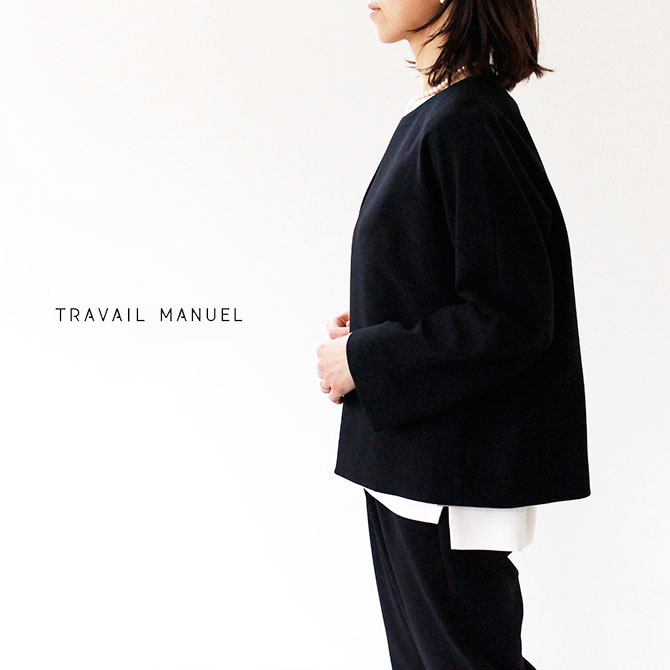 楽天市場】[TRAVAIL MANUEL]トラバイユマニュアル Wクロスノーカラー