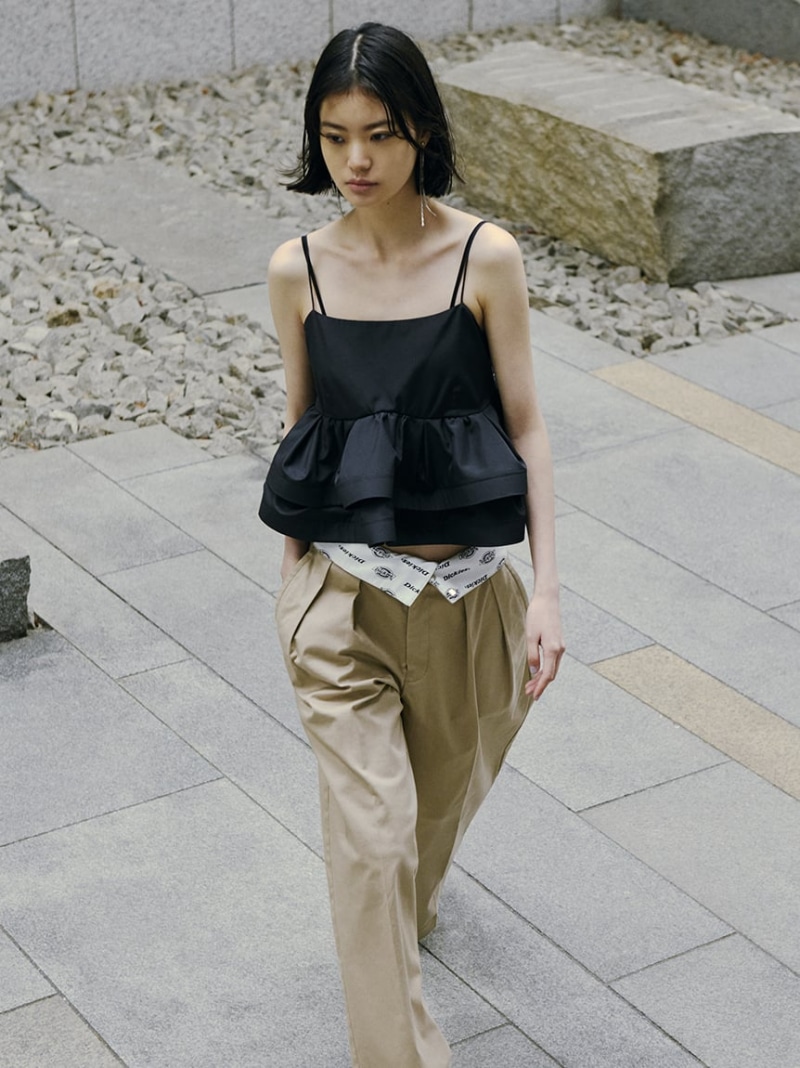 楽天市場】【SALE／50%OFF】ラッフルヘムデザインキャミソール FRAY