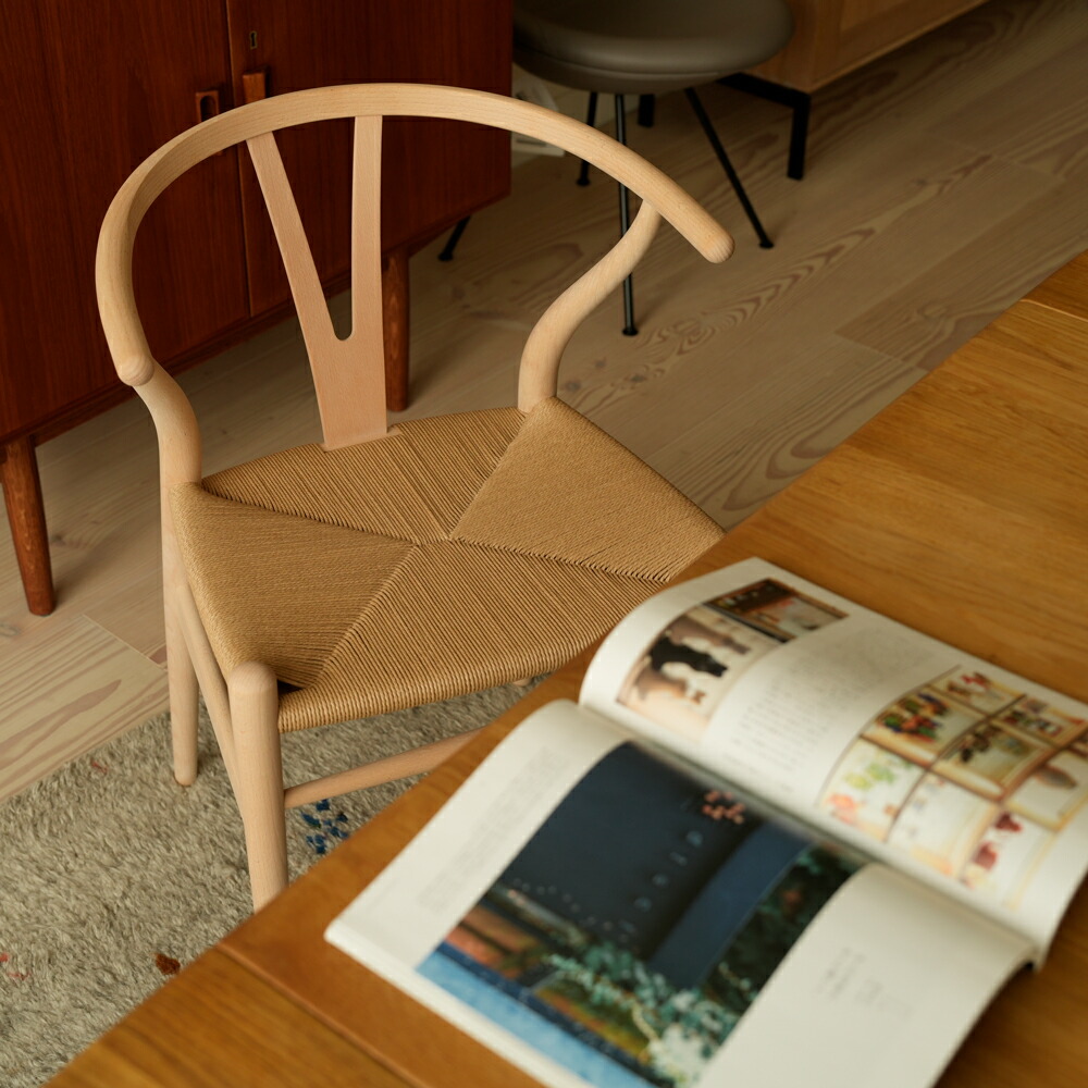 楽天市場】【即納】Yチェア CH24 正規品 ビーチ材 ソープ仕上げ 座面