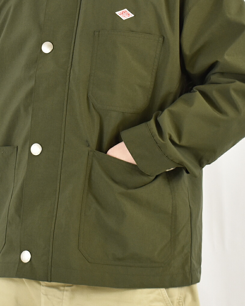 楽天市場】DANTON ナイロンタフタ カバーオール ジャケット メンズ