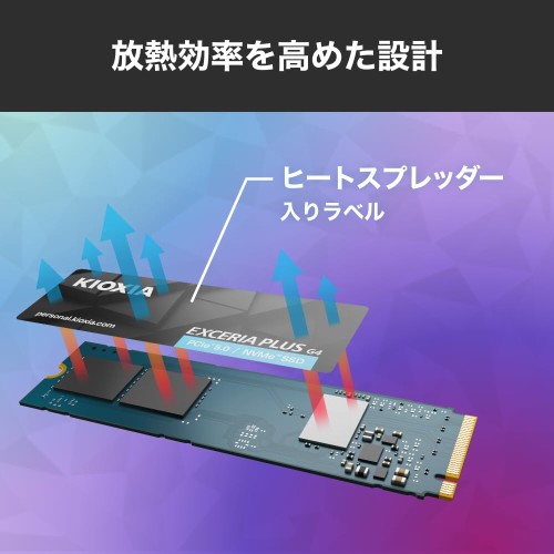 楽天市場】キオクシア KIOXIA 内蔵 SSD 2TB NVMe M.2 Type 2280 PCIe