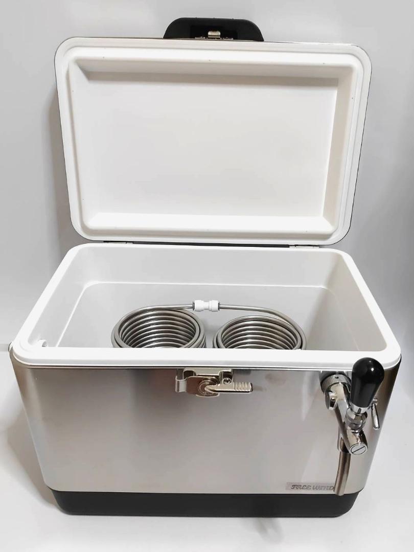 即使用可能コールマンクーラーボックス型氷冷式ビールサーバー 即使用