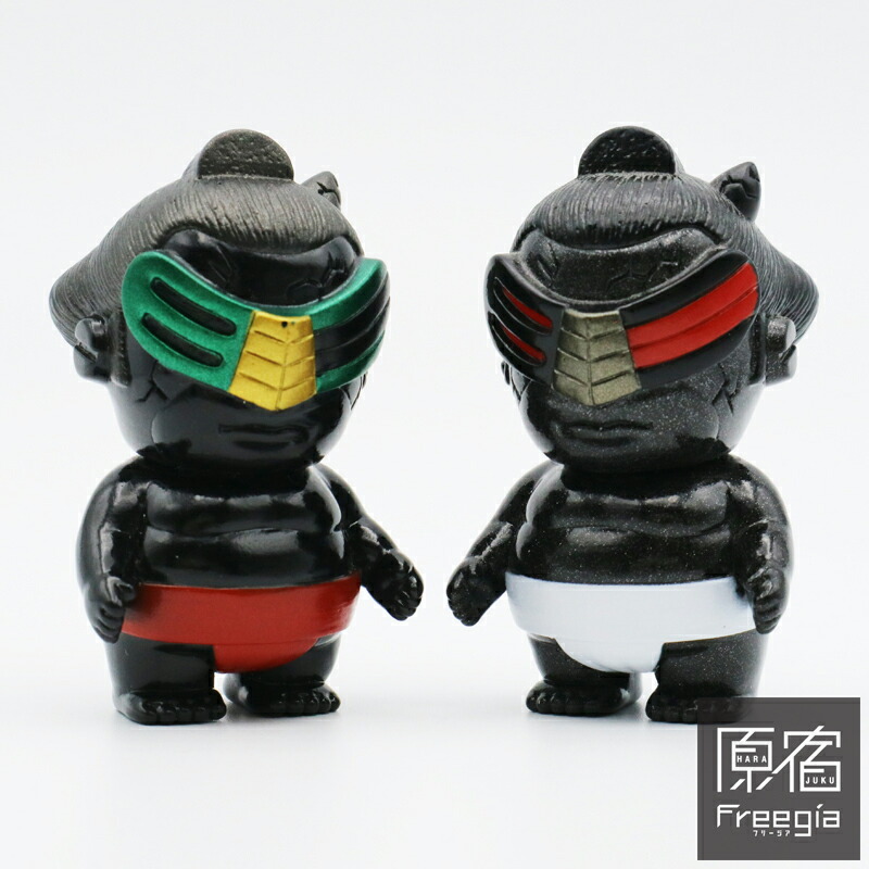 リアルヘッド ジンジャーR ミニ ソフビ フィギュア 赤 黒 リアルヘッド