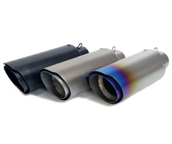 楽天市場】汎用50.8mm GPショートサイレンサー レイヤード 二重管 F5