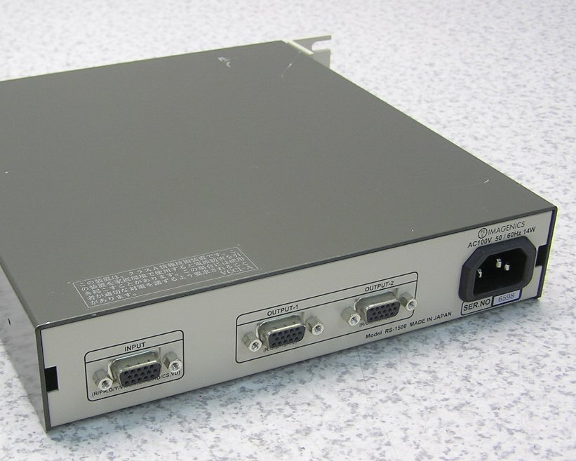 楽天市場】□□IMAGENICS/イメージニクス RGBフレームシンクロナイザ