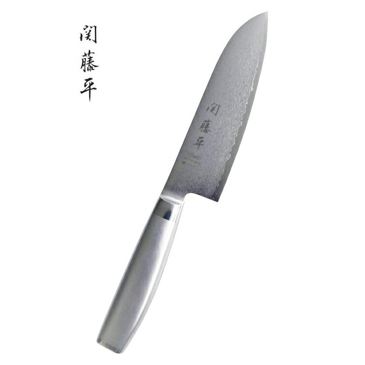 楽天市場】関藤平 フルメタル ダマスカス69層鋼 三徳包丁 （30067