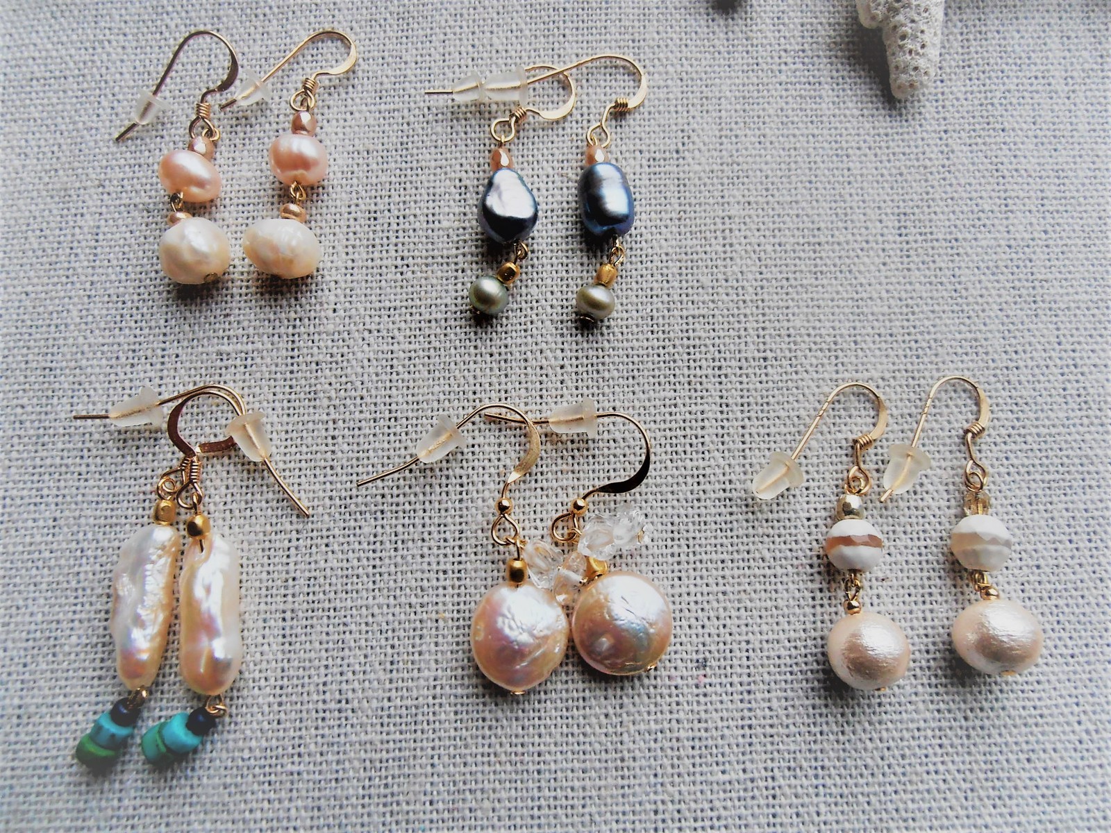 楽天市場】Mermaid jewelry 淡水パール デザインピアス（パール5