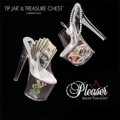 楽天市場】PLEASER【取り寄せ】プリーザー・チップジャー厚底クリア