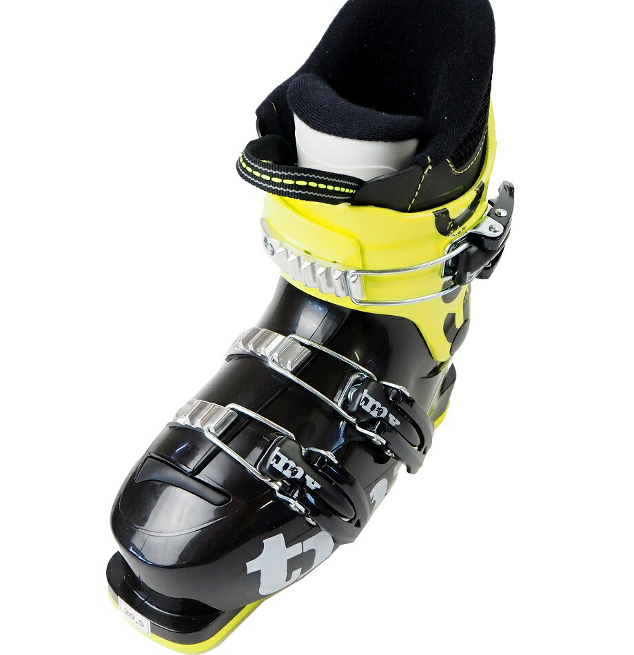 ROSSIGNOL 子ども用スキー靴 グレー/オレンジ もちもち ROSSIGNOL