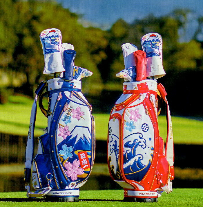 楽天市場】【WINWINキャディバッグ】富士山/日本一 9.0型 GOLD Version