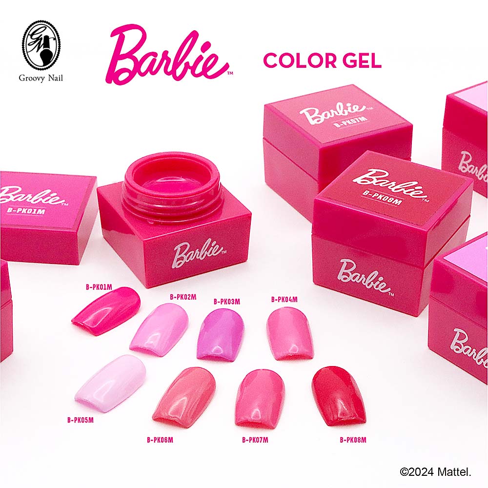 楽天市場】バービー Barbie カラージェル 3g 全6色 PK01M~08M ピンク