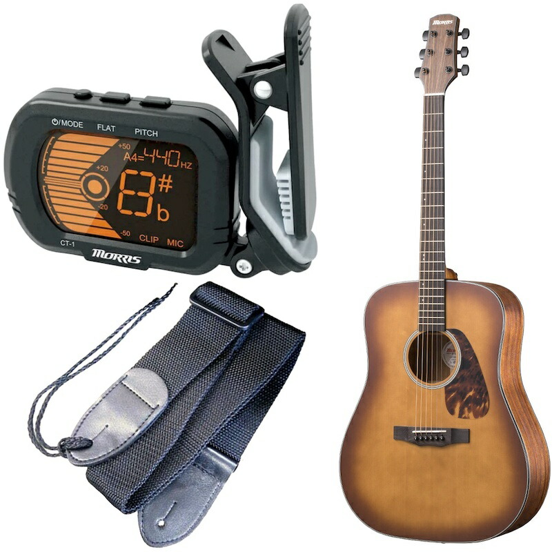 アコースティックギター サンバースト ギターケース付き