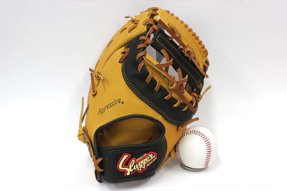 久保田スラッガー 軟式ファーストミット 袋付 東京支店型付け 久保田