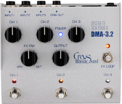楽天市場】Crews Maniac Sound DMA-3.2 新品 3ch フットミキサー