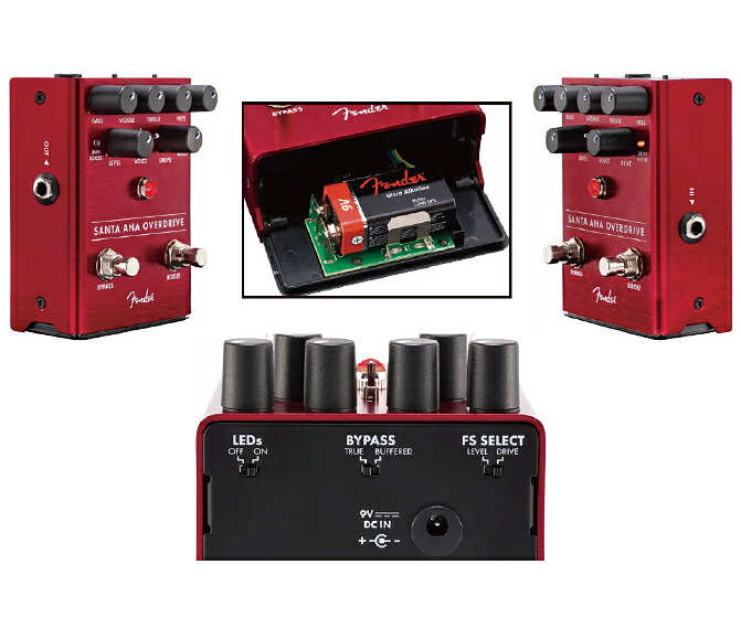 楽天市場】Fender Santa Ana Overdrive Pedal 新品 オーバードライブ
