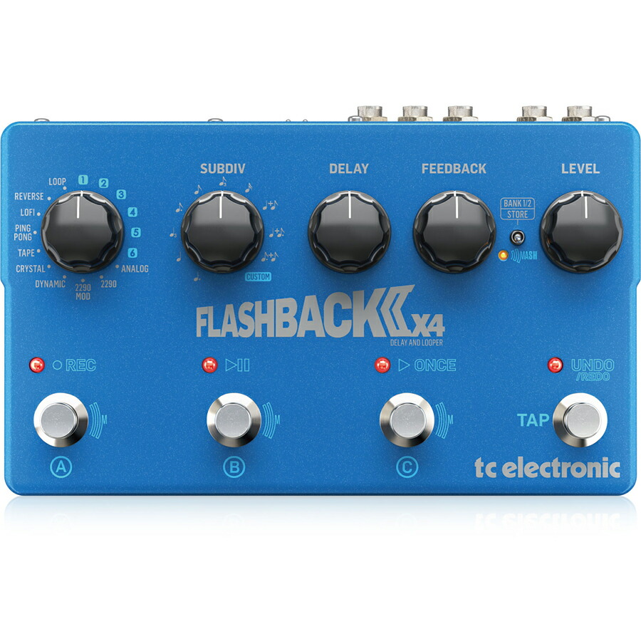 楽天市場】t.c.electronic FLASHBACK 2 X4 DELAY 新品 ディレイ[TC