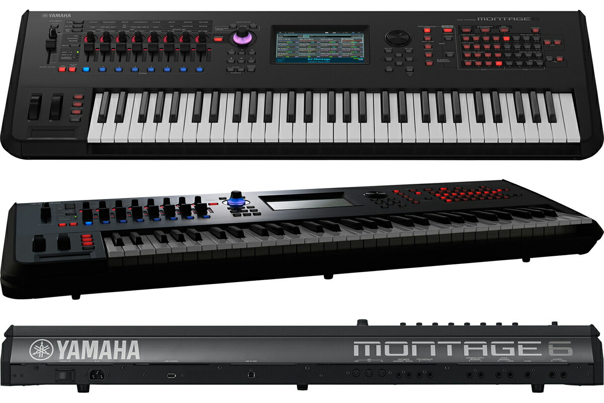 楽天市場】YAMAHA MONTAGE6 新品[ヤマハ][61鍵][モンタージュ