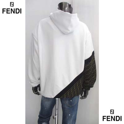 楽天市場】フェンディ FENDI メンズ パーカー フーディ スウェット