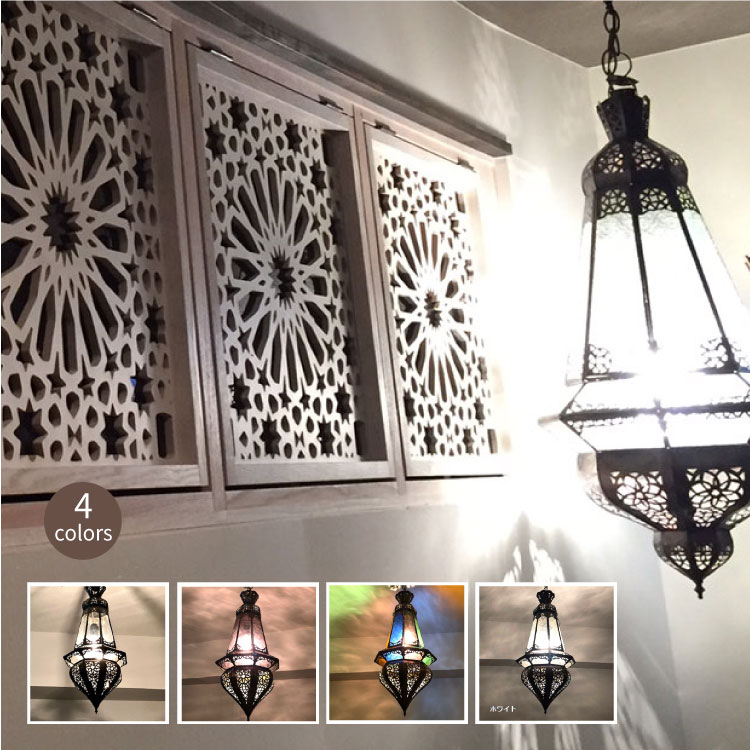 楽天市場】ペンダントライト ｢ティアーM｣ モロッコランプ しずく型