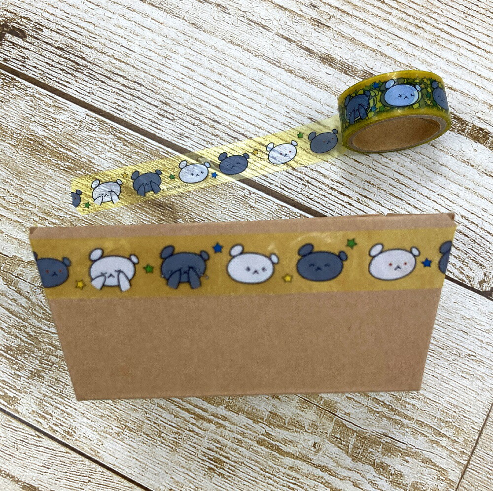 楽天市場】【 学研 公式 】 こぐまちゃん 透明 マスキング テープ 15mm