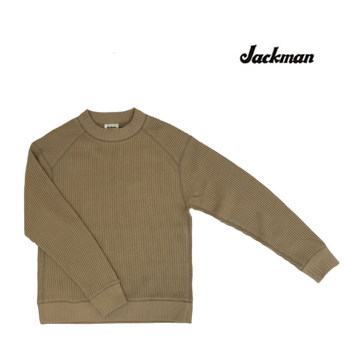 楽天市場】ジャックマン Jackman ワッフルミッドネックカットソー