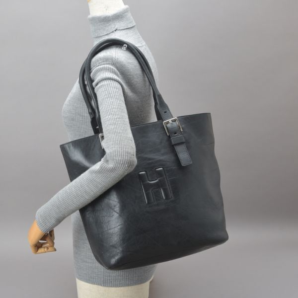楽天市場】美品 HIROFU ヒロフ Hロゴ トートバッグ 本革 レザー