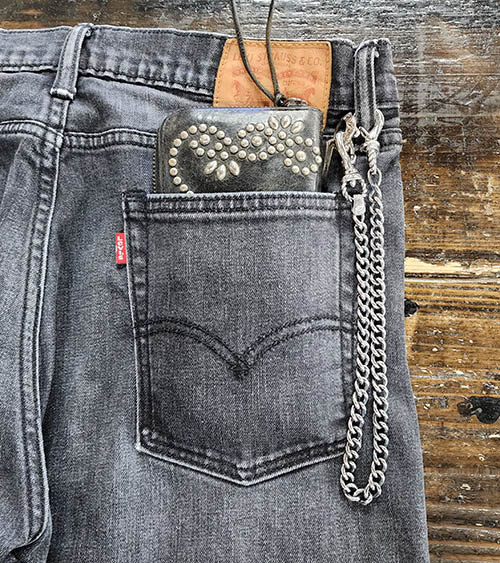 楽天市場】galcia WALLET CHAIN SILVER925 ガルシア ウォレット