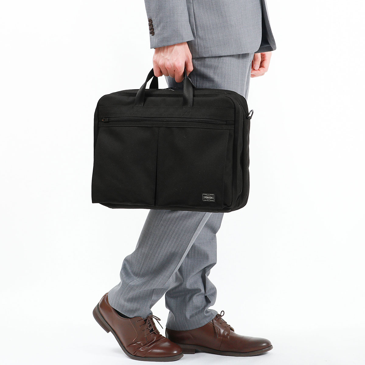 超美品✨ポーターテンション ビジネスバッグ2way 2層 超美品✨ポーター